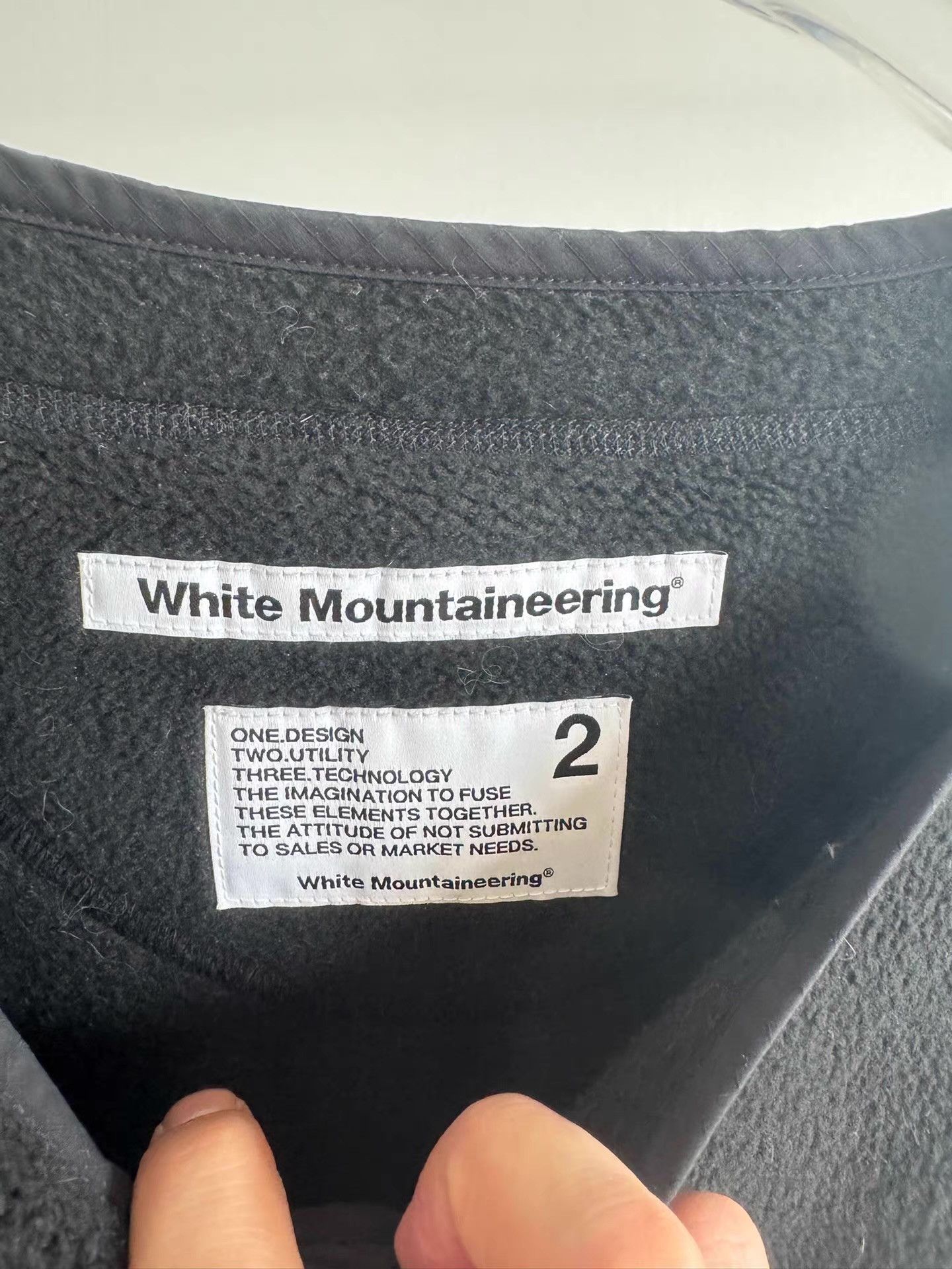 White Mountaineering White Mountaineering fleece cardigan jacket Q17 Size US M / EU 48-50 / 2 - 3 Thumbnail