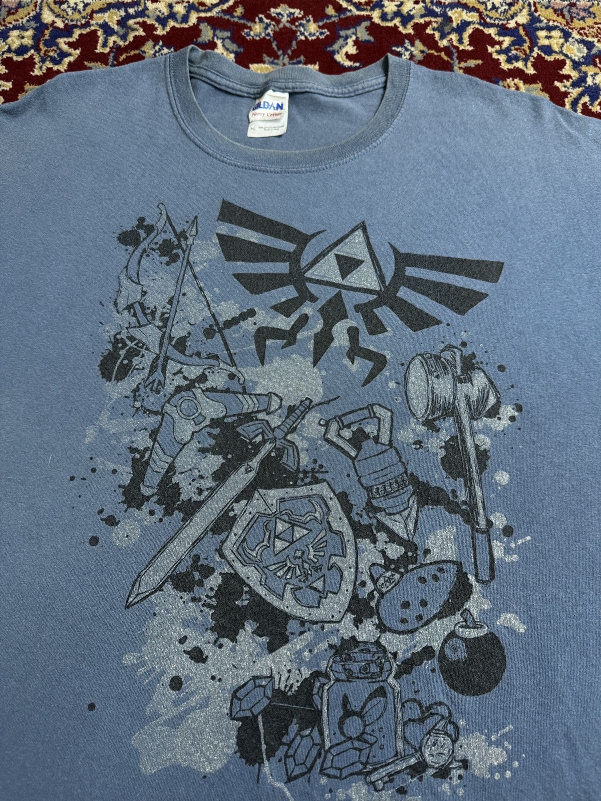 Playstation 2000s The Legend of zelda Nintendo video game promo tee y2k Size US XL / EU 56 / 4 - 1 Thumbnail