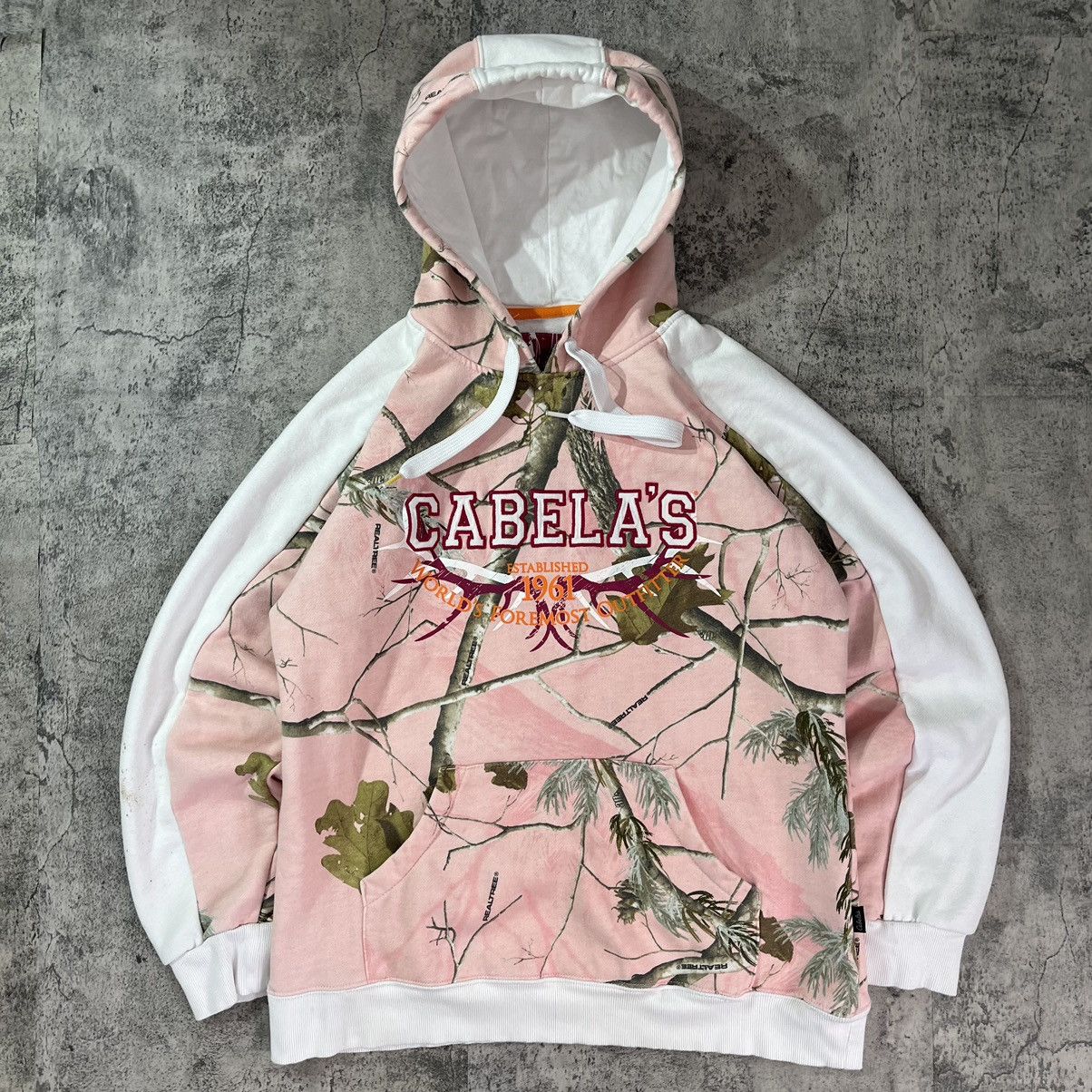 Cabela's pink camo hoodie sale