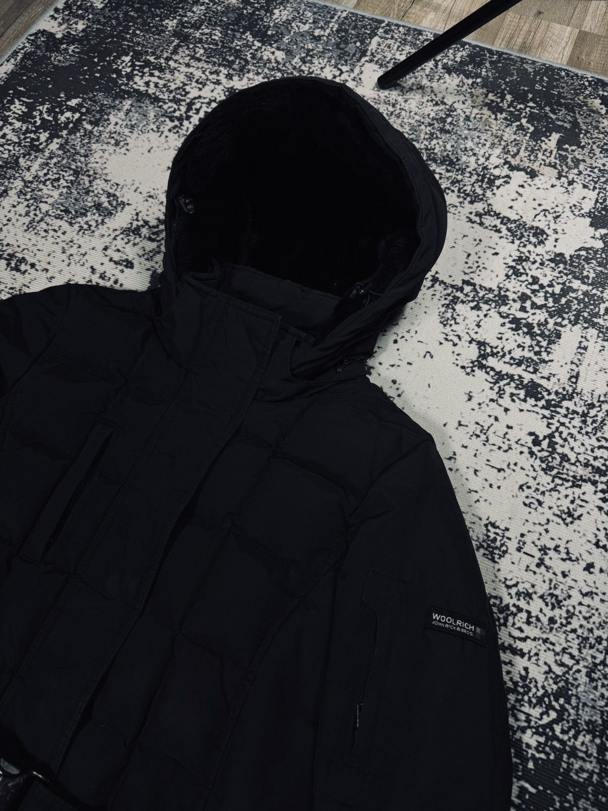 Woolrich Woolen Mills Jacket Woolrich Winter Down Hooded Parka navy XS Size US XS / EU 42 / 0 - 3 Thumbnail