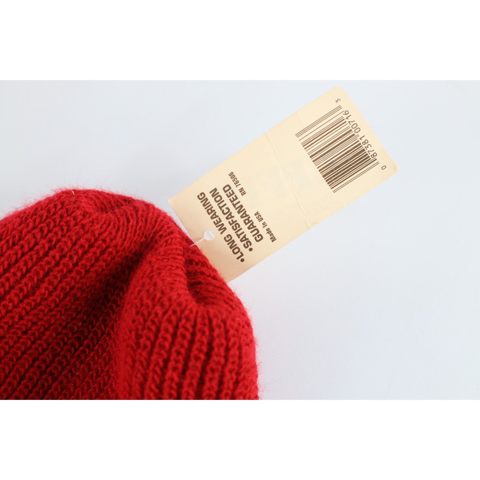 Vintage NOS Vintage 90s Streetwear Ribbed Knit Winter Beanie Hat Size ONE SIZE - 7 Thumbnail