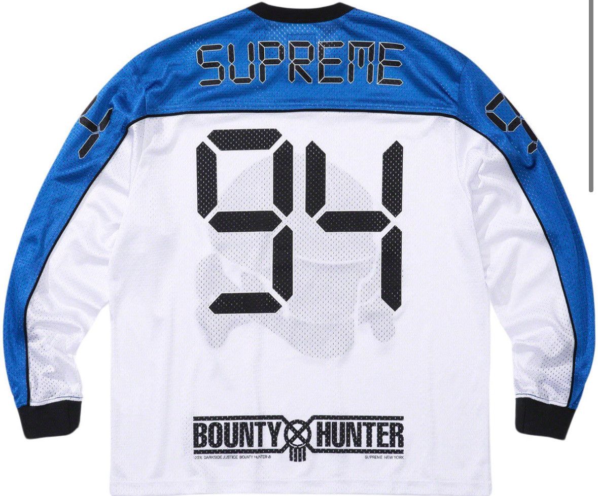 Supreme NWT Supreme Bounty Hunter Mesh Moto Jersey - White - Med Size US M / EU 48-50 / 2 - 2 Thumbnail