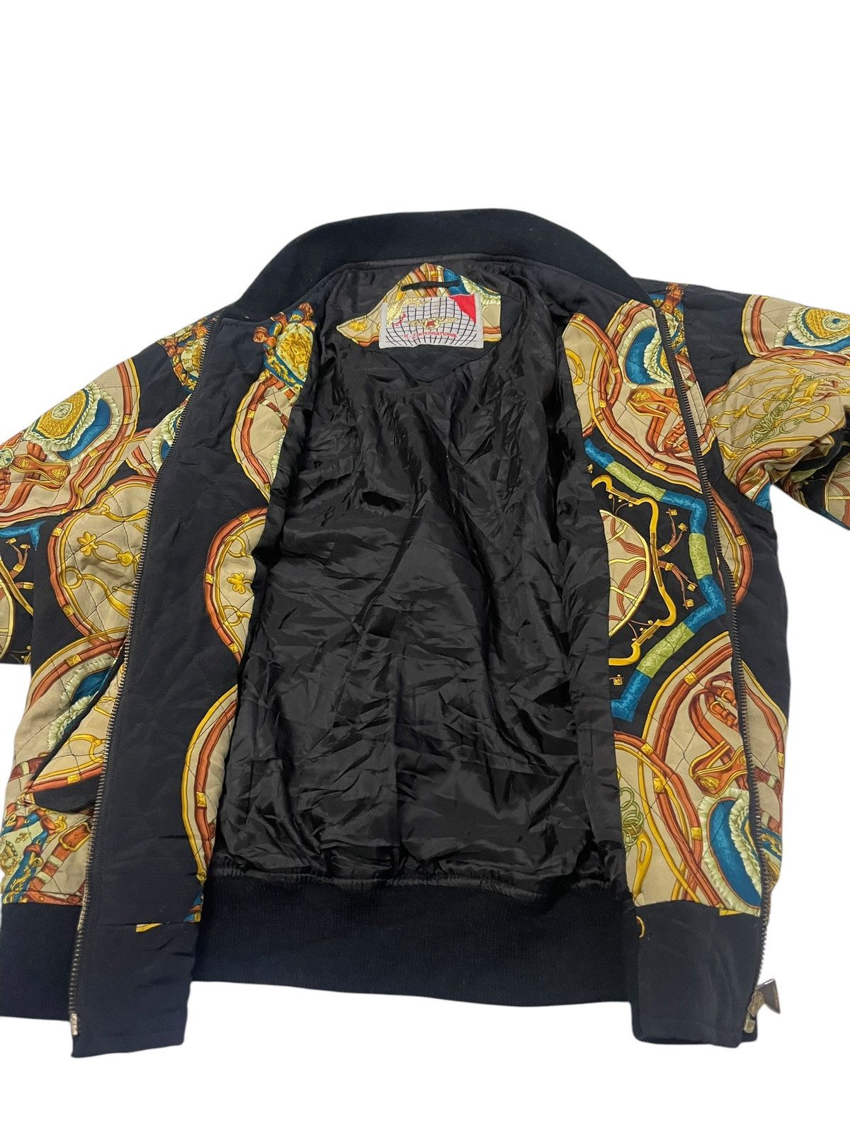 Vintage FULL PRINT BOMBER JACKET Size US M / EU 48-50 / 2 - 4 Thumbnail