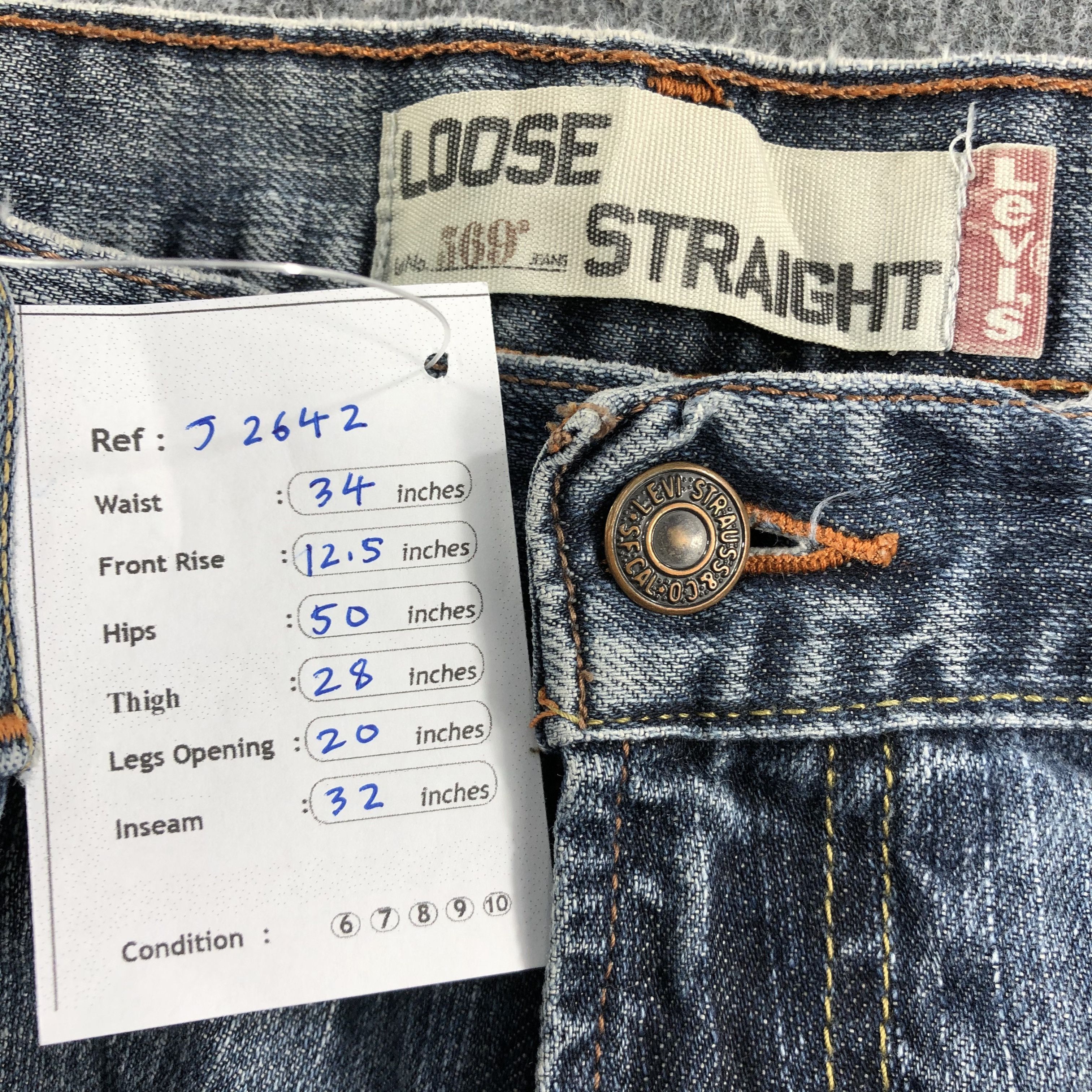 Levi's Vintage Levis 569 Jeans-J2642 Size US 34 / EU 50 - 17 Thumbnail