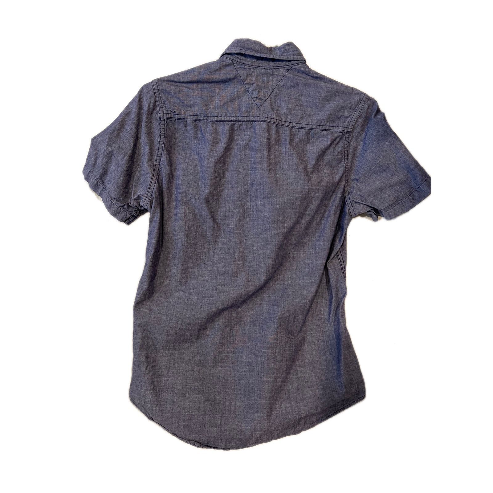 Tommy Hilfiger Tommy Hilfiger Purple Short Sleeve Button Down Shirt Mens XS Size US XS / EU 42 / 0 - 2 Thumbnail