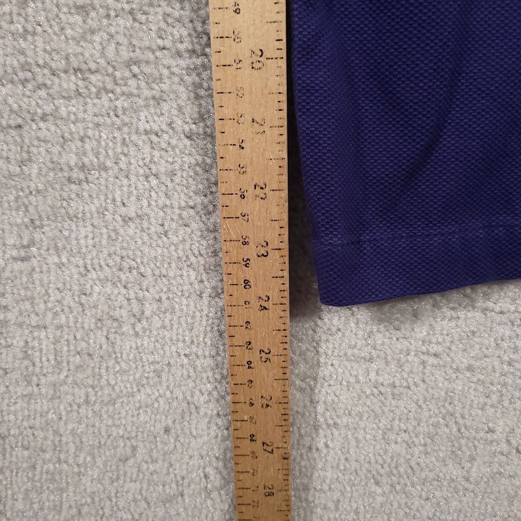 Vintage Lizgolf Pants Womens 6 Purple Audra Cotton Blend Golf Golfer Pants Regular Purple Plaid Belted Pockets 24in Inseam Size 28" / US 6 / IT 42 - 6 Thumbnail