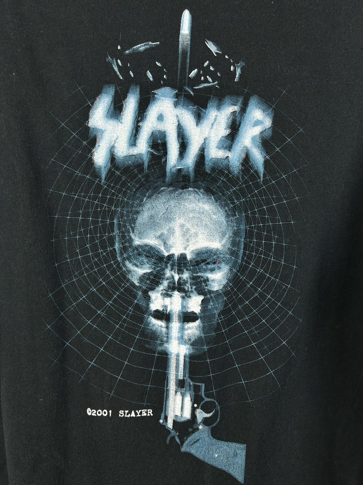 Band Tees Vintage 2001 Slayer Crazy Bootleg T-Shirt Black L Size US L / EU 52-54 / 3 - 6 Thumbnail