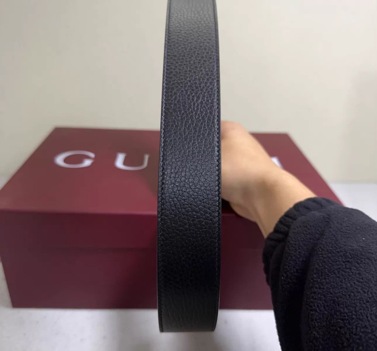 Gucci Gucci Double G 3.8cm black 85cm belt Size ONE SIZE - 4 Thumbnail