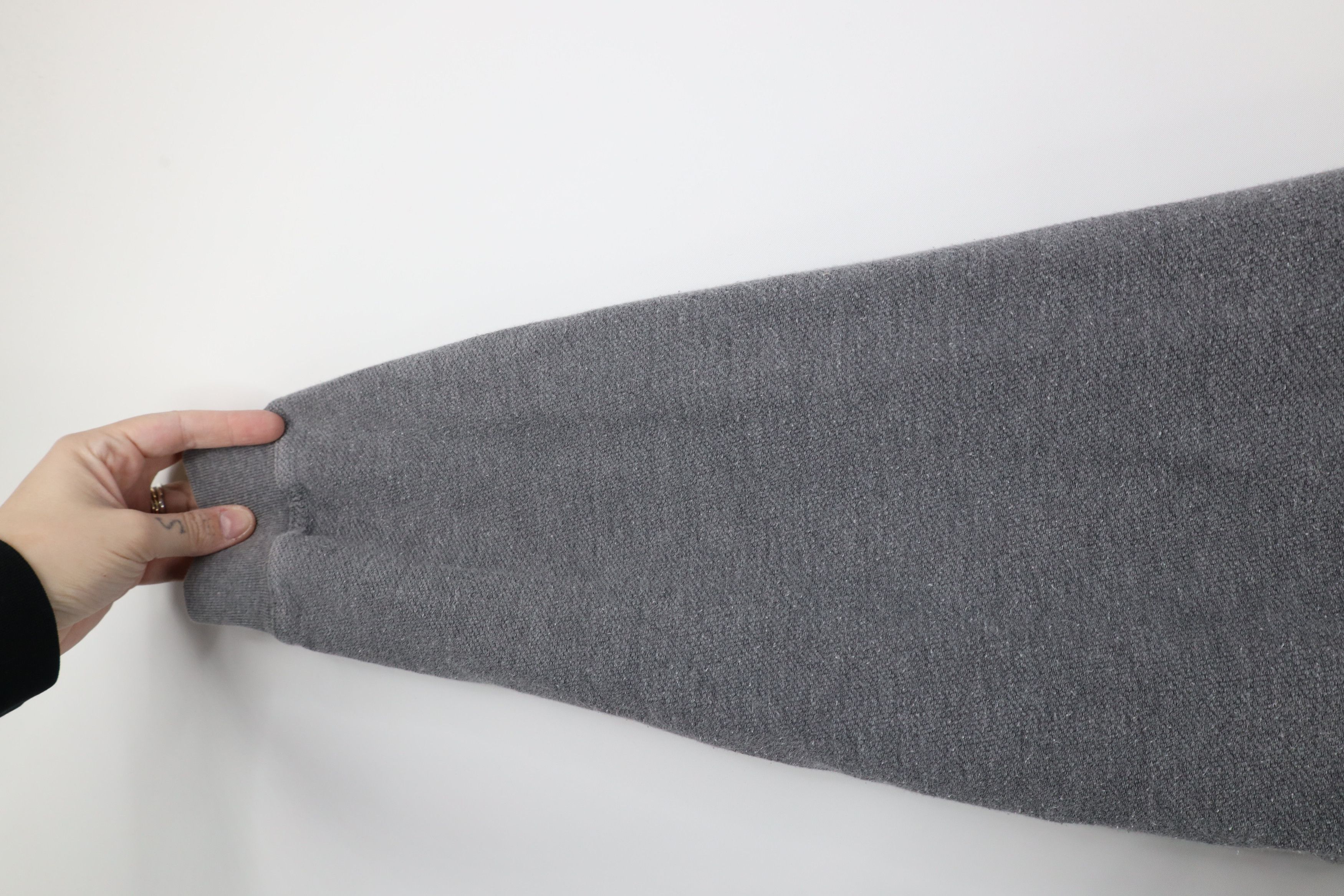 Vintage Vintage 90s Streetwear Thermal Knit Long Sleeve Polo Gray Size US L / EU 52-54 / 3 - 6 Thumbnail