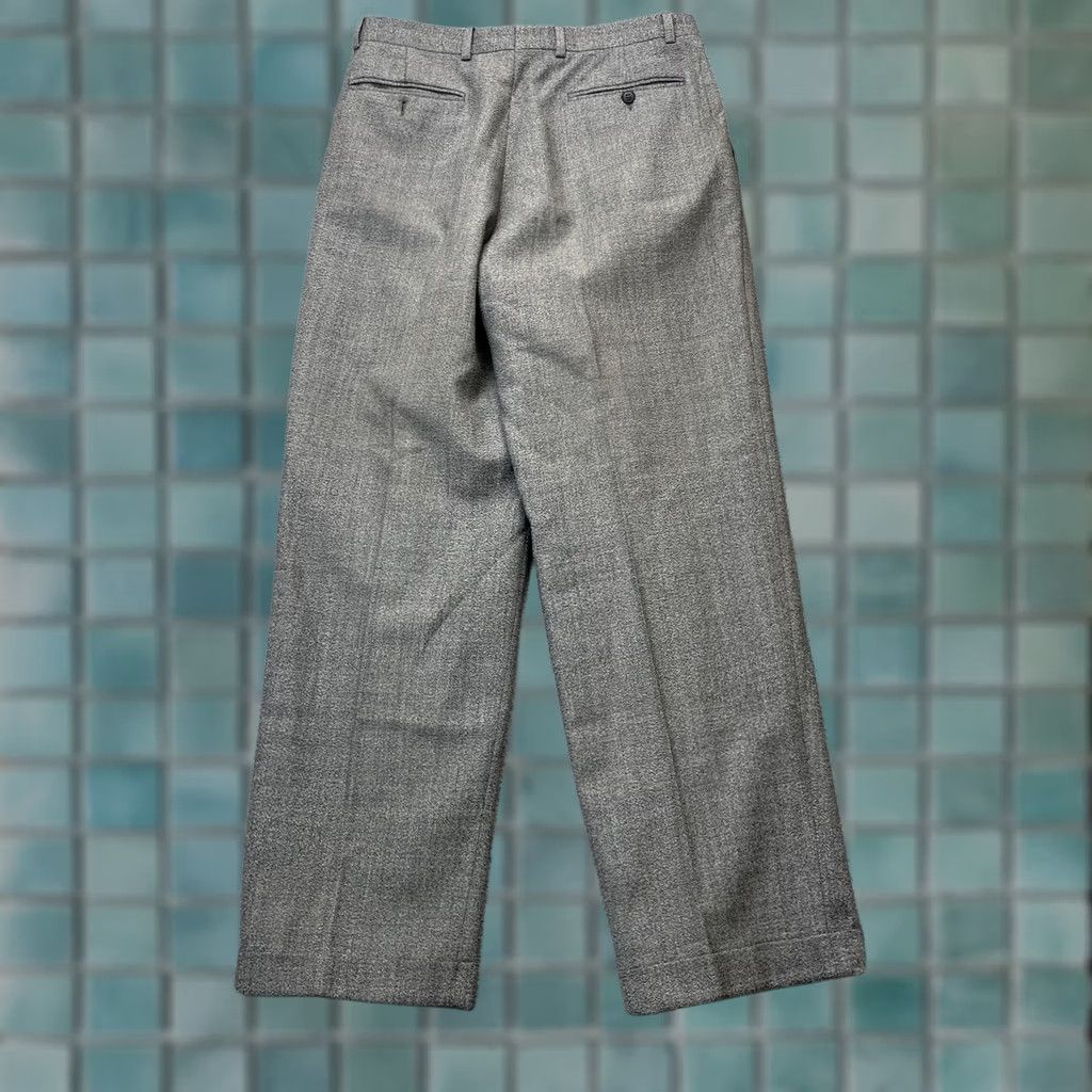 Zanella Zanella Pants Mens Medium Gray Wool Lined Cuffed Straight Leg Dress Pants, 30 Inseam, Regular Fit, Button/Zip, Dry Clean Only, Preppy Wedding Bagups? Size US 31 - 1 Thumbnail