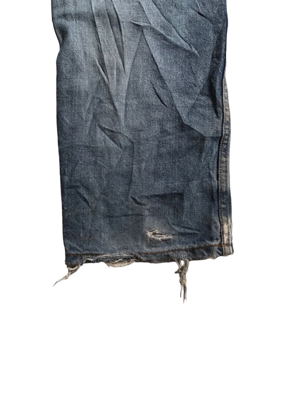 GOA FUGUTAITEN DISTRESSED DENIM DRAGON OVERPRINT Size US 30 / EU 46 - 13 Thumbnail
