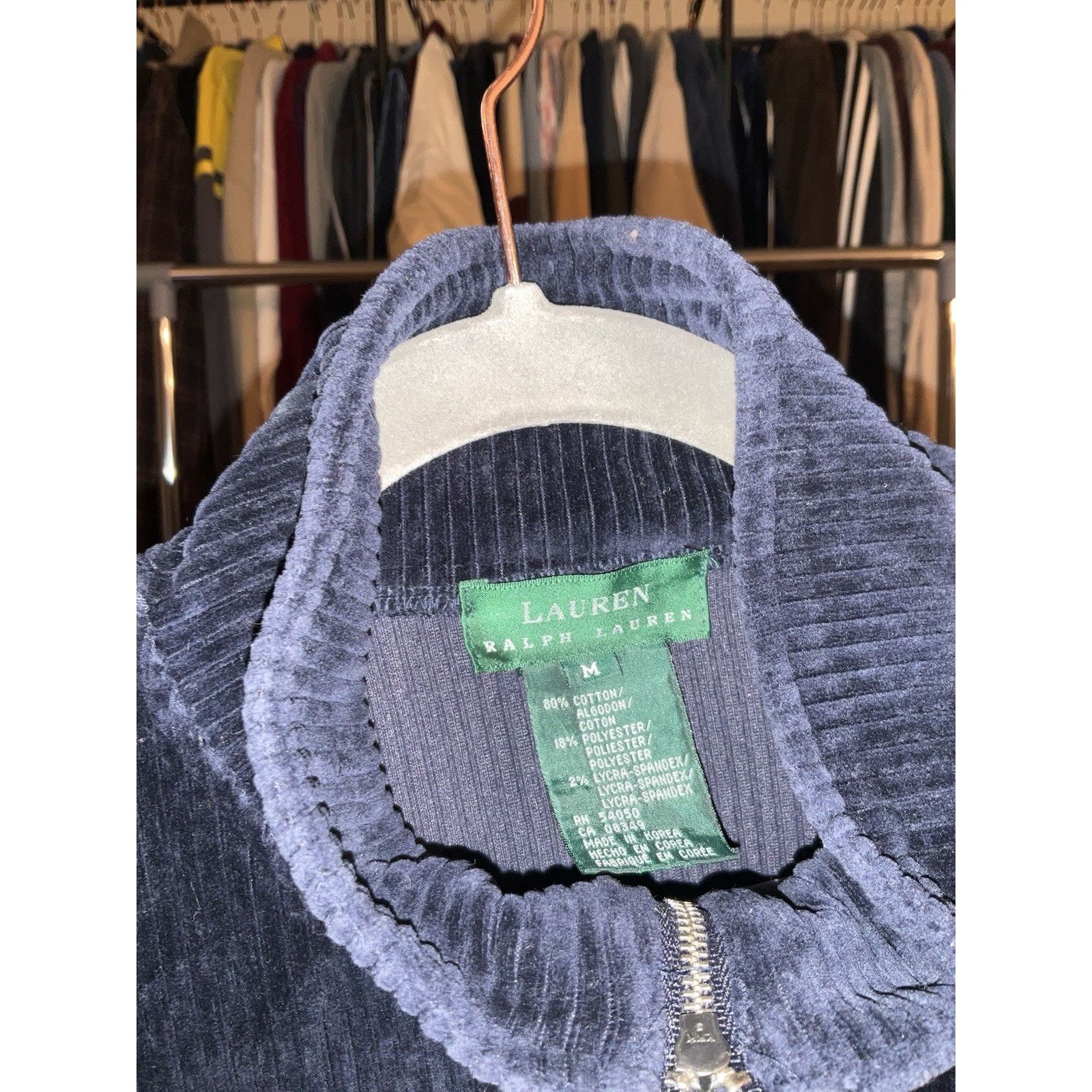 Polo Ralph Lauren RARE Vintage Polo Ralph Lauren Velvet Velour Dress Sweater Size US M / EU 48-50 / 2 - 3 Thumbnail