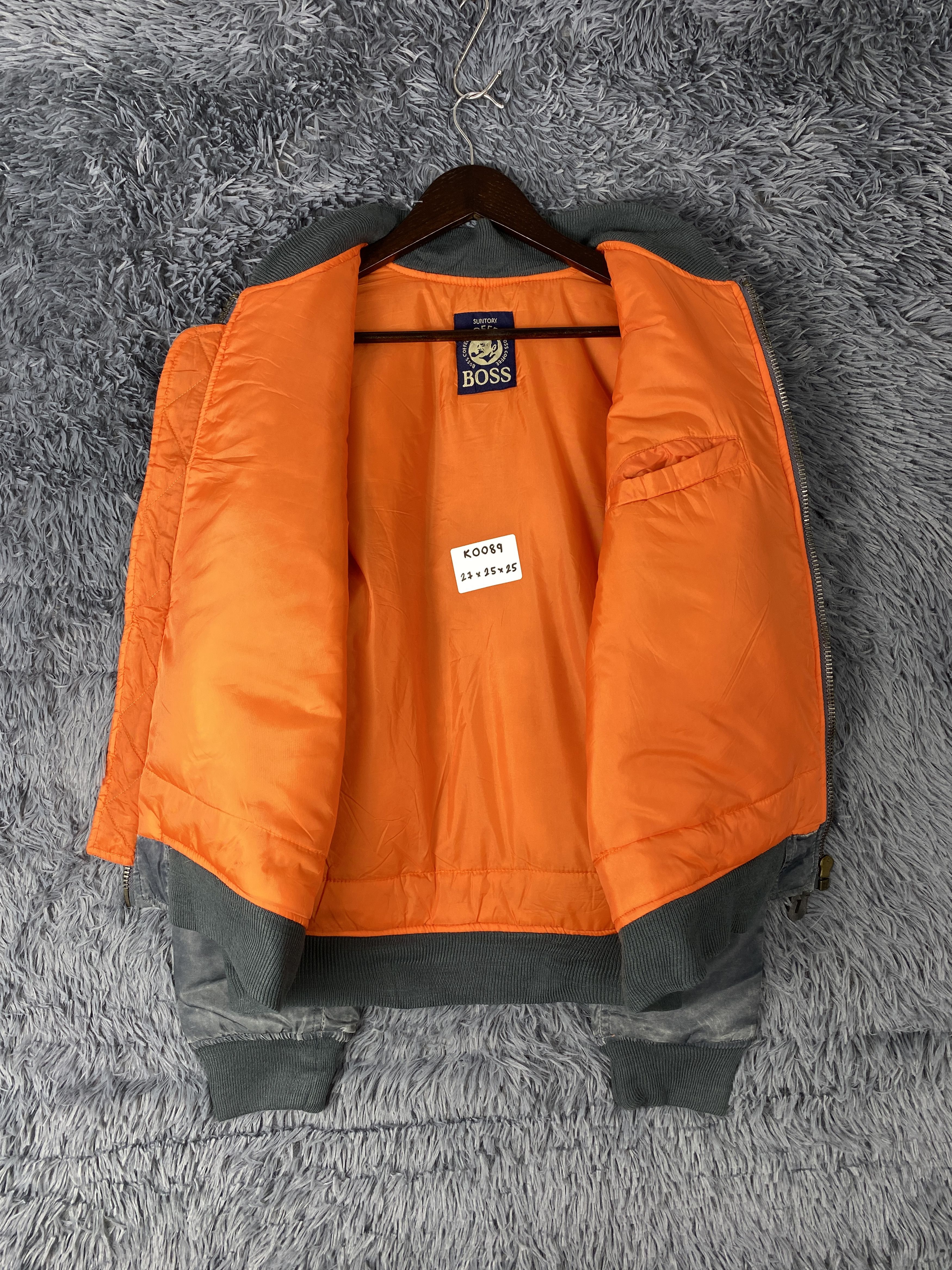 Japanese Brand Vintage Suntory Coffee Boss Sun Faded Bombers Jacket K0089 Size US L / EU 52-54 / 3 - 9 Thumbnail
