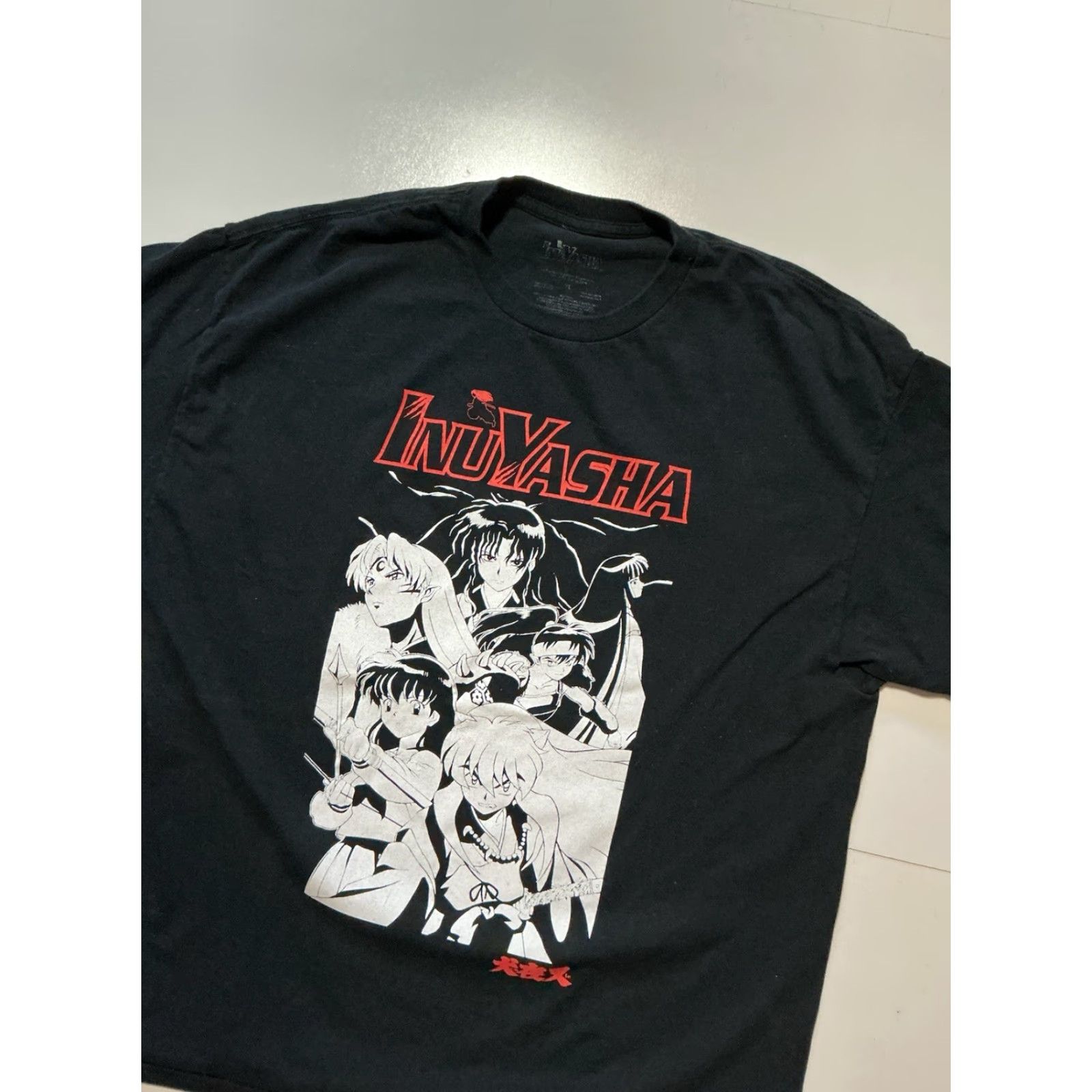 Vintage VINTAGE Inuyasha Sunrise 2009 Anime Manga Black Graphic Short Sleeve Crewneck T-Shirt XL Mens Size US XL / EU 56 / 4 - 4 Thumbnail