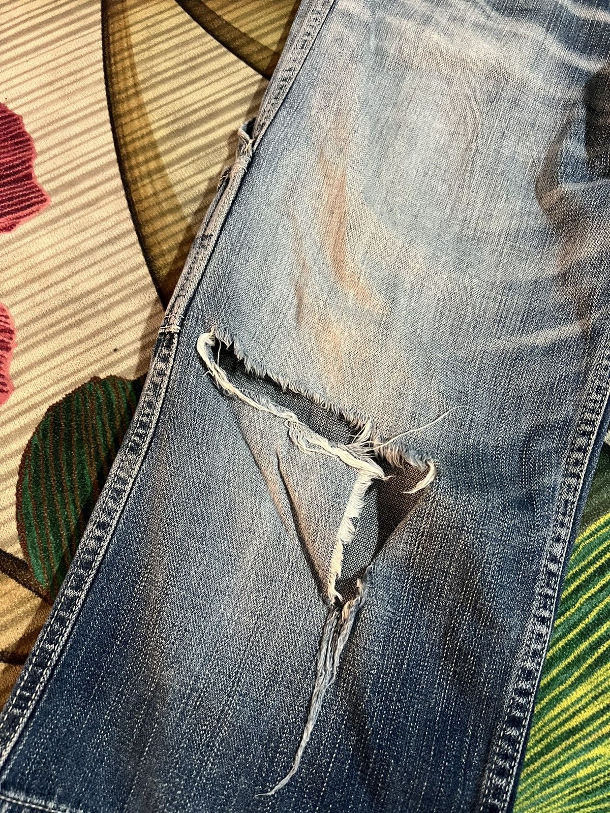 Levi's × Levi's Vintage Clothing Vintage Levis 503 Distressed Short Jeans Size US 30 / EU 46 - 3 Thumbnail