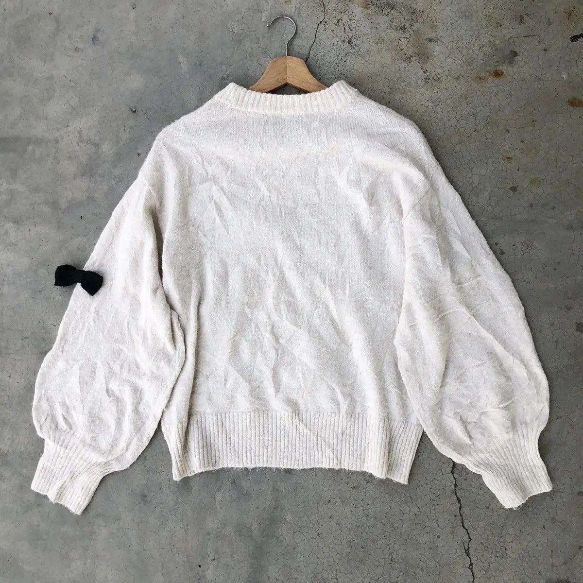 Aran Isles Knitwear × Designer Japanesebrand Knitting Pullover Memeri Baggy Pattern Size US L / EU 52-54 / 3 - 9 Thumbnail