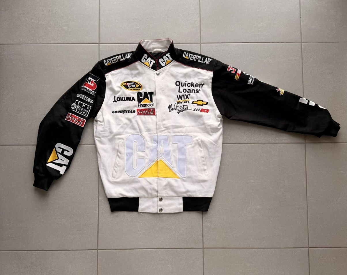JH Design Nascar racing jacket caterpillar logos embroidered -Size L Size US L / EU 52-54 / 3 - 1 Thumbnail
