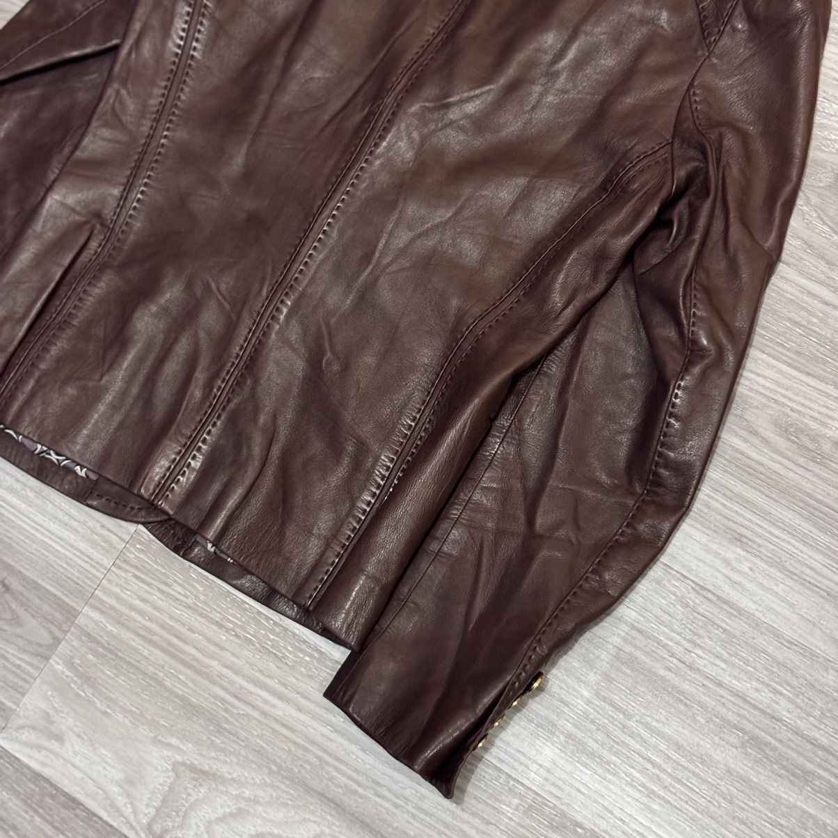 Gucci × Tom Ford Gucci leather jacket tomford Size XS / US 0-2 / IT 36-38 - 19 Thumbnail