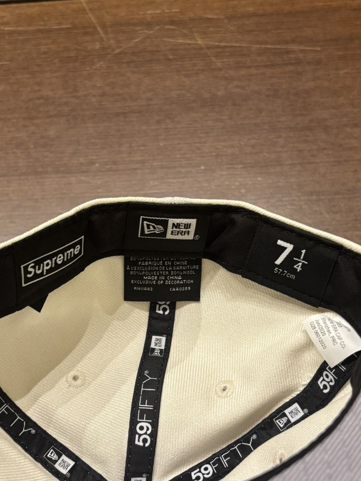 New Era × Supreme Supreme New Era World Famous Hat White Size ONE SIZE - 4 Thumbnail