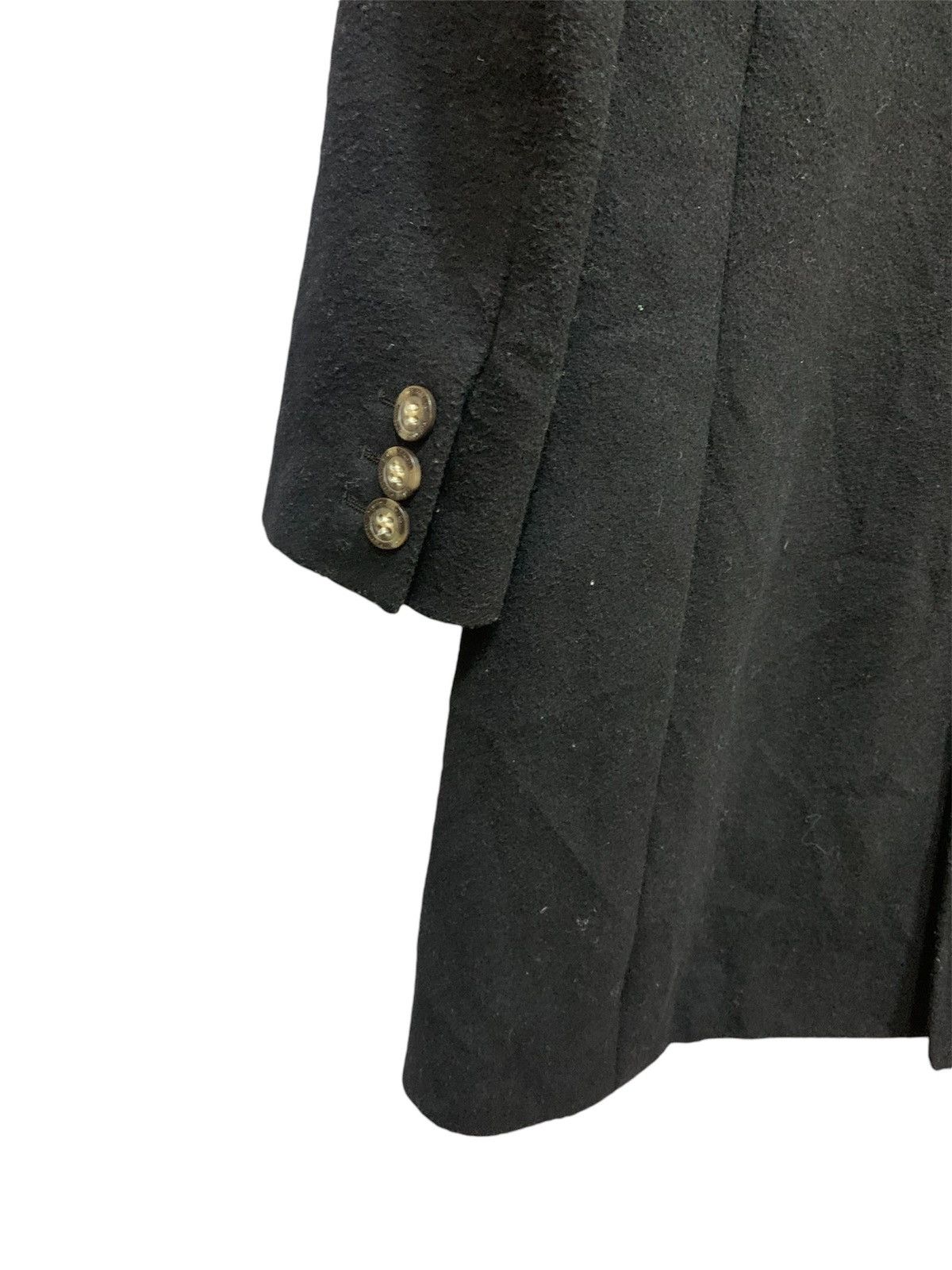 Harris Tweed × Japanese Brand Harris Twees Wool Parka Jacket Women Black Size S / US 4 / IT 40 - 7 Thumbnail