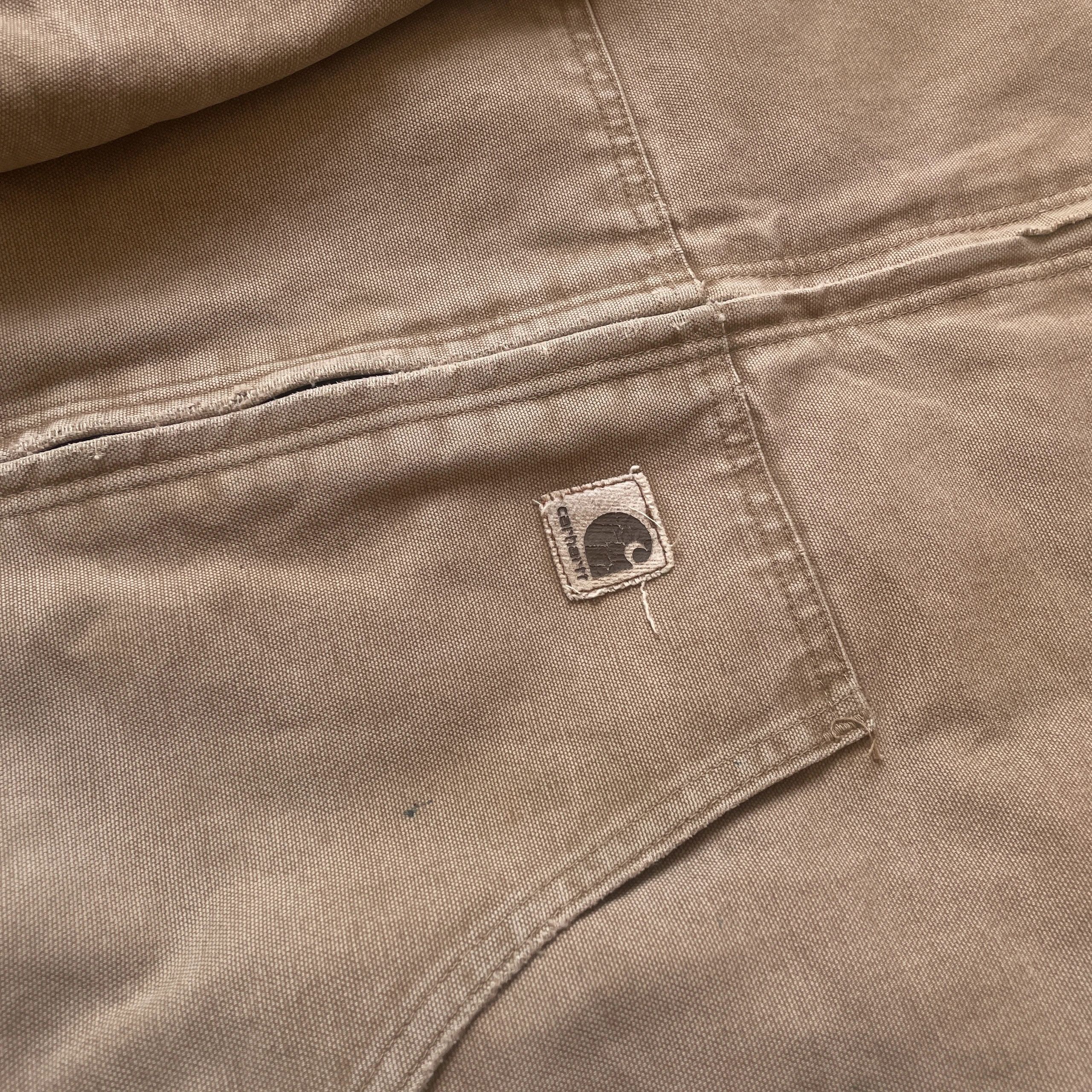 Carhartt Vintage Thrashed Carhartt Active Work Jacket Oversized Size US XXL / EU 58 / 5 - 5 Thumbnail