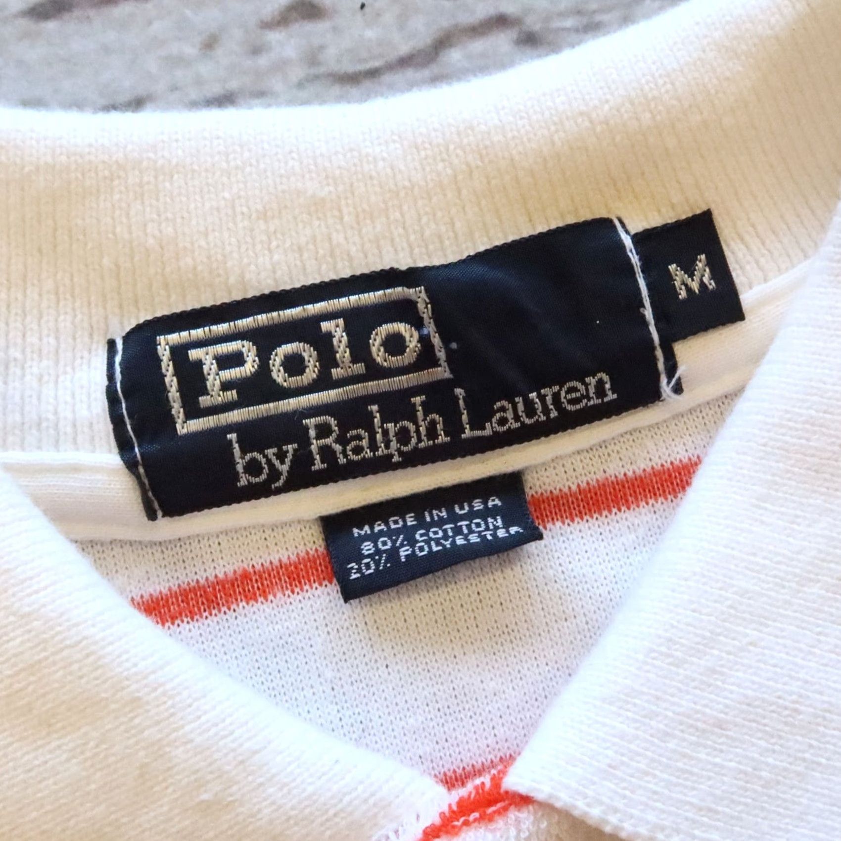 Ralph Lauren Vintage Polo Ralph Lauren French Terry Polo Shirt M Orange Mens Size US M / EU 48-50 / 2 - 6 Thumbnail