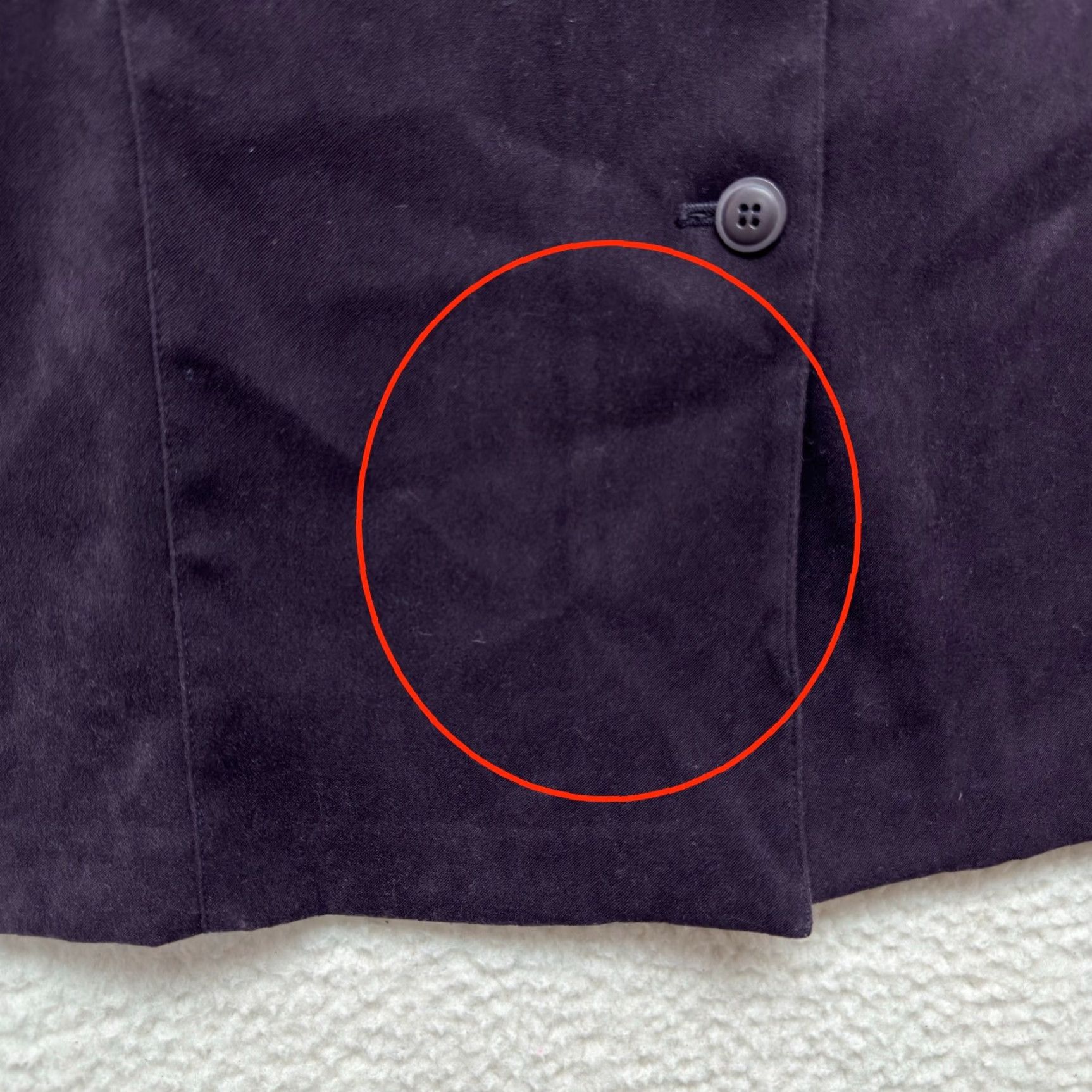 Express VINTAGE Express Shirt Womens 90s Purple Button Up Faux Suede M Size M / US 6-8 / IT 42-44 - 5 Thumbnail