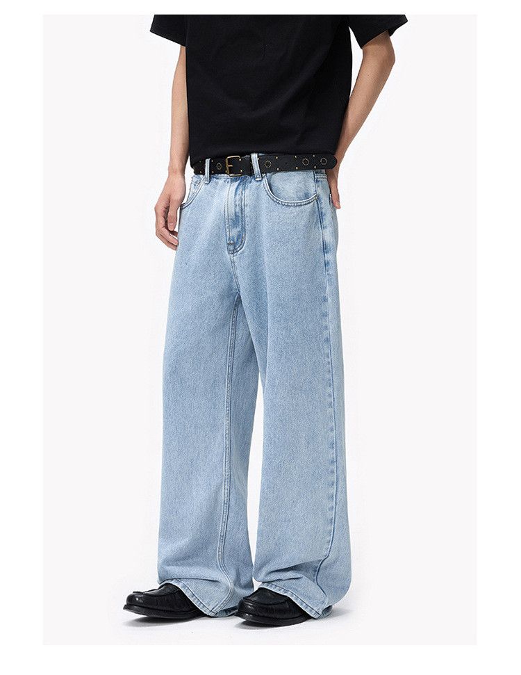Jean Men's loose straight leg casual flared jeans Size US 32 / EU 48 - 5 Thumbnail