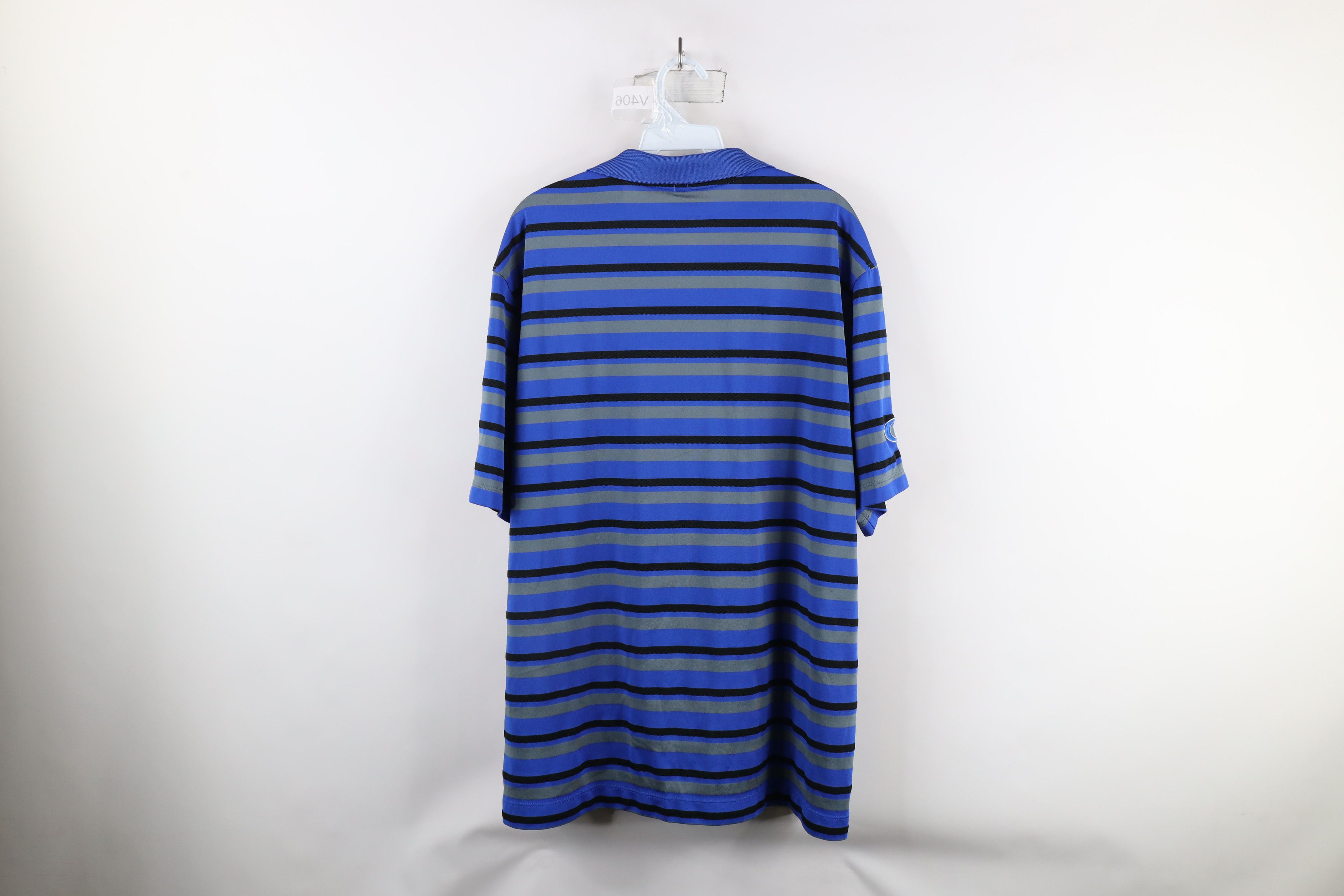 Nike × Vintage Nike Golf Performance Striped Block Knit Collared Polo Shirt Size US XL / EU 56 / 4 - 8 Thumbnail