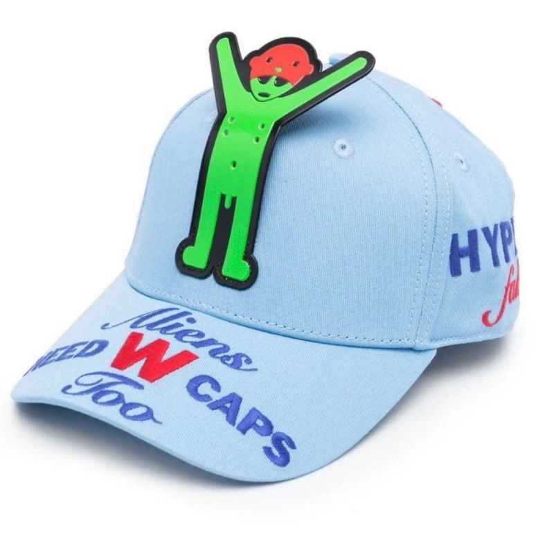 Walter Van Beirendonck walter van beirendonck Hat Blue Alien Size ONE SIZE - 1 Thumbnail