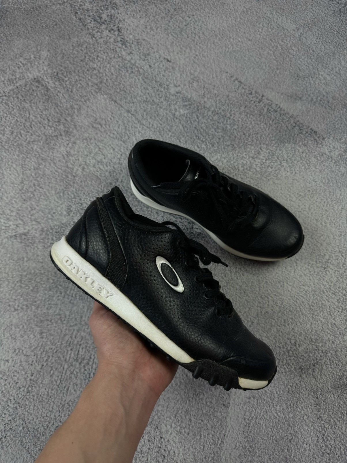 Oakley × Vintage OAKLEY Rare Vintage 1320 Ripcord Golf Black Shoes 14035-001 Size US 6 / EU 39 - 3 Thumbnail