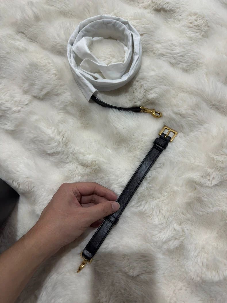 Saint Laurent Paris Saint Laurent Paris Small black gold cowhide bucket hobo b Size ONE SIZE - 8 Thumbnail