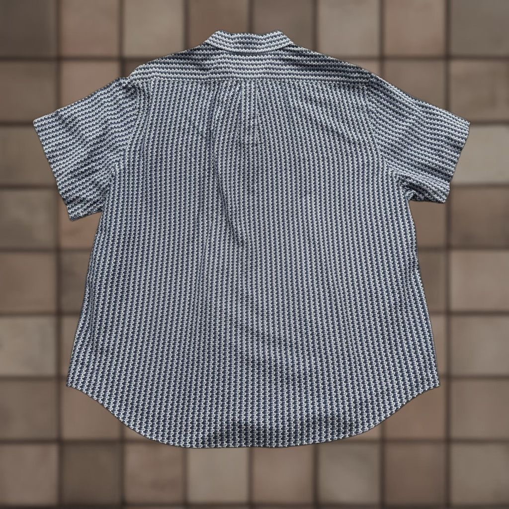 Ralph Lauren Ralph Lauren Shirt Mens 2XL Blue White Classic Fit Short Sleeve Cotton Patterned Geometric Button-Down Shirt Size US XXL / EU 58 / 5 - 1 Thumbnail