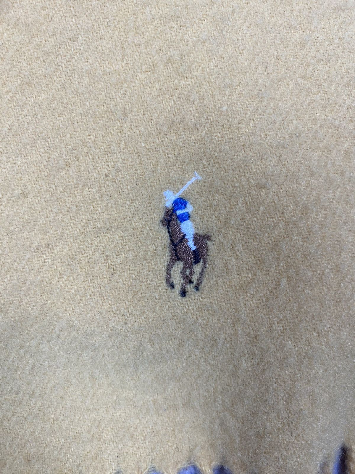 Polo Ralph Lauren × Vintage Vintage 90s Polo Ralph Lauren Wool Scarf g59 y2k Size ONE SIZE - 4 Thumbnail