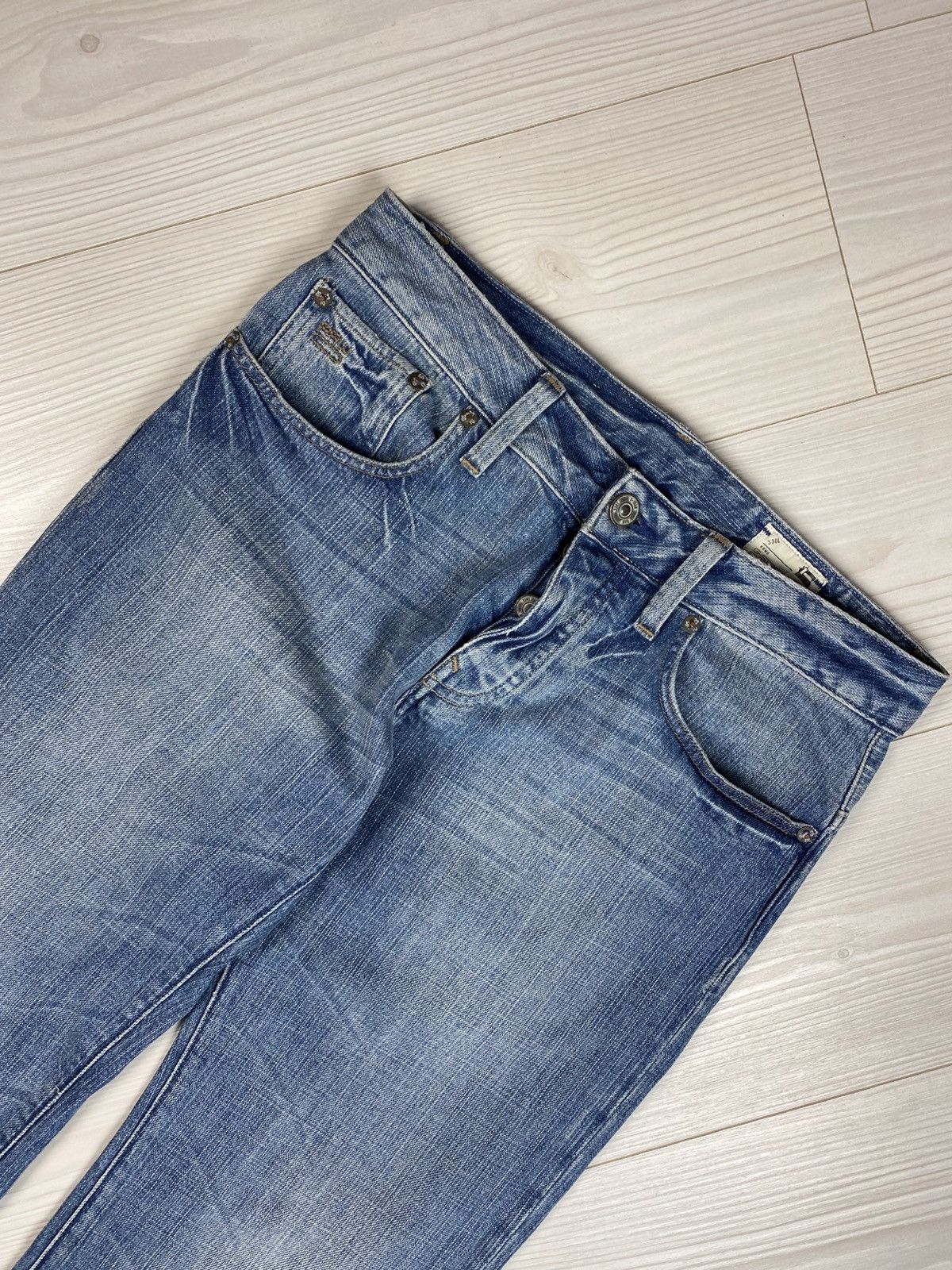 G-Star × Vintage Avant garde flared Gstar raw jeans Historic Glamour style Size 30" / US 8 / IT 44 - 6 Thumbnail