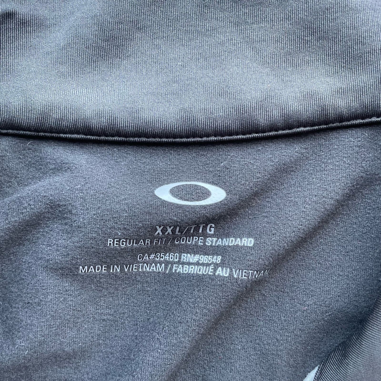 Vintage OAKLEY JACKET TECH 1/4 ZIP GREY XX-LARGE NYLON Size US XXL / EU 58 / 5 - 4 Thumbnail