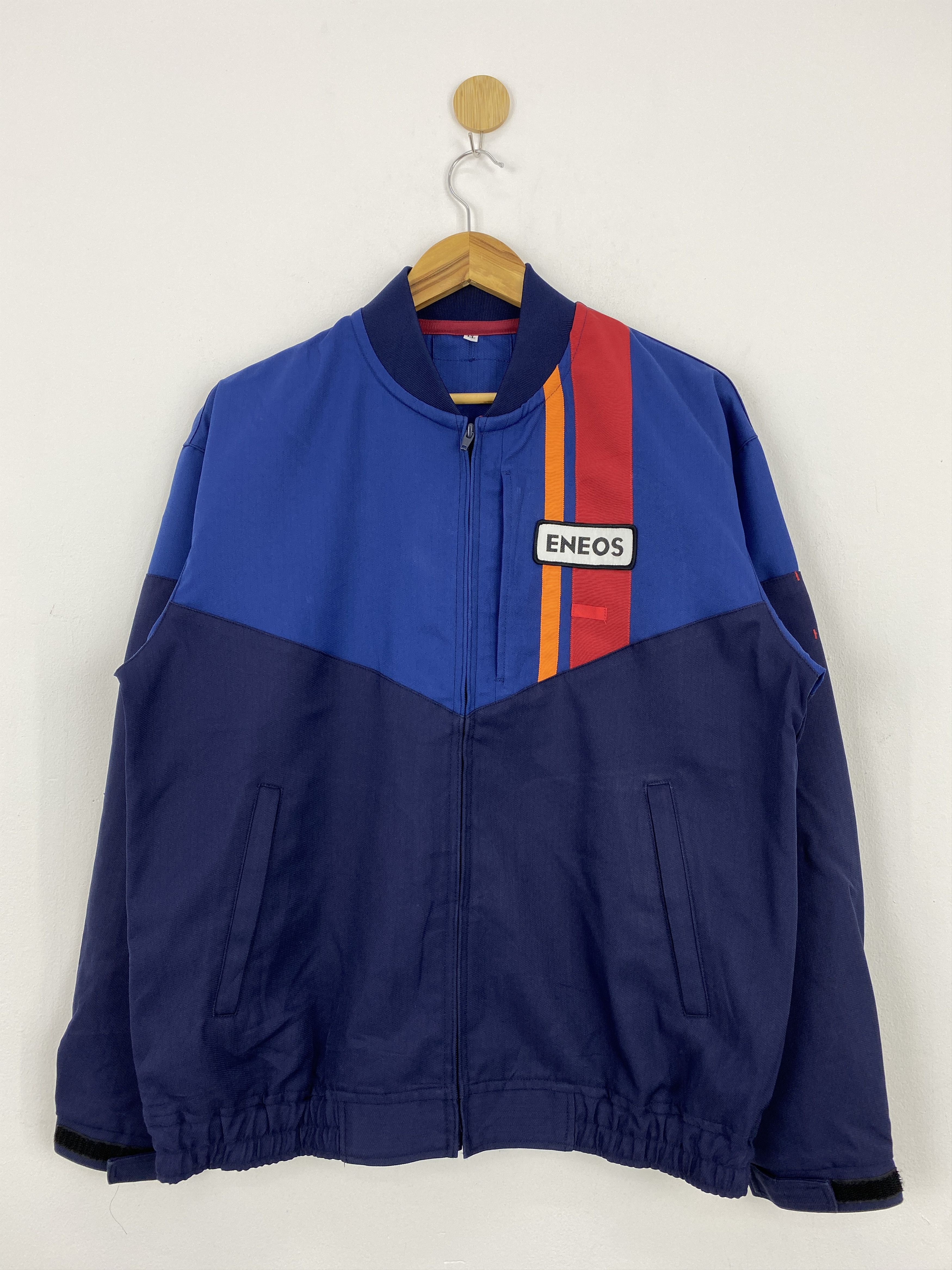 Japanese Brand Vintage Eneos Worker Outfit Inital D Racing Jacket J1809 Size US XL / EU 56 / 4 - 1 Thumbnail