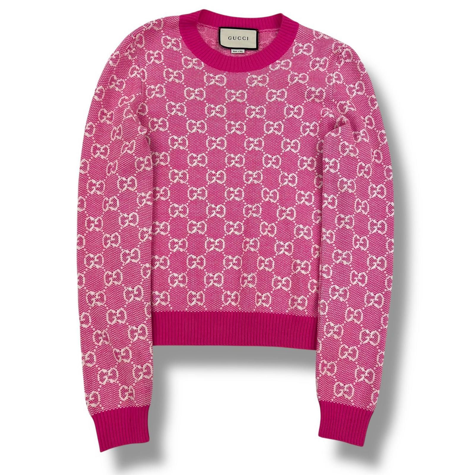Gucci Pink GG Women's Sweater