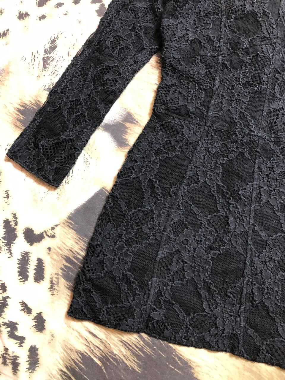 Burberry Prorsum VINTAGE BURBERRY PRORSUM Lace Mini Dress Black Size XS / US 0-2 / IT 36-38 - 7 Thumbnail