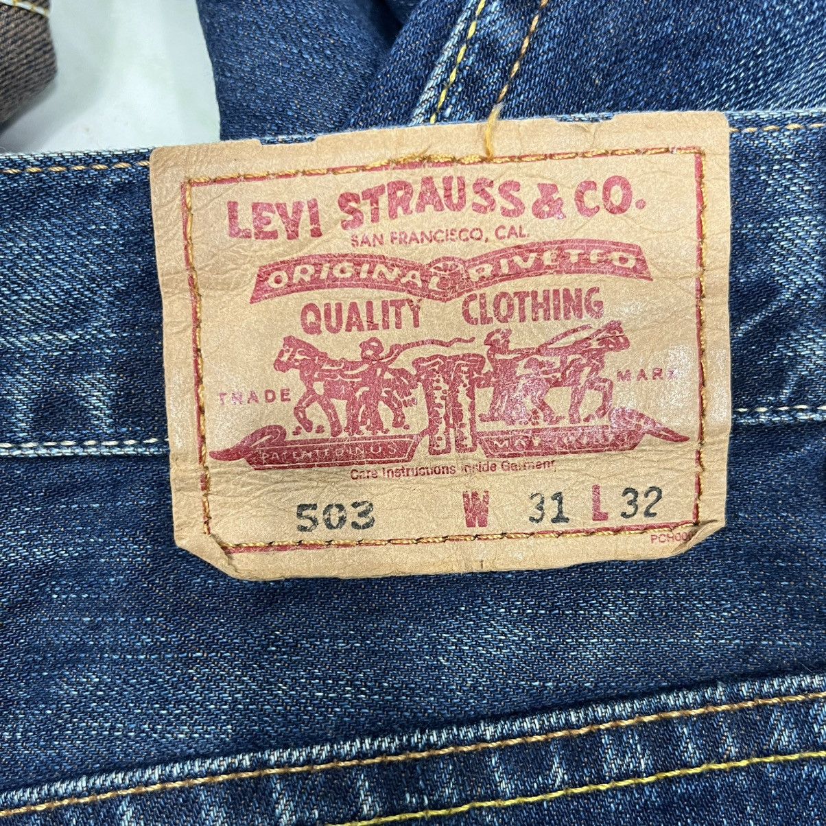 Levi's Vintage Levis Lot 503 Bootcut Denim Jeans Size US 30 / EU 46 - 14 Thumbnail