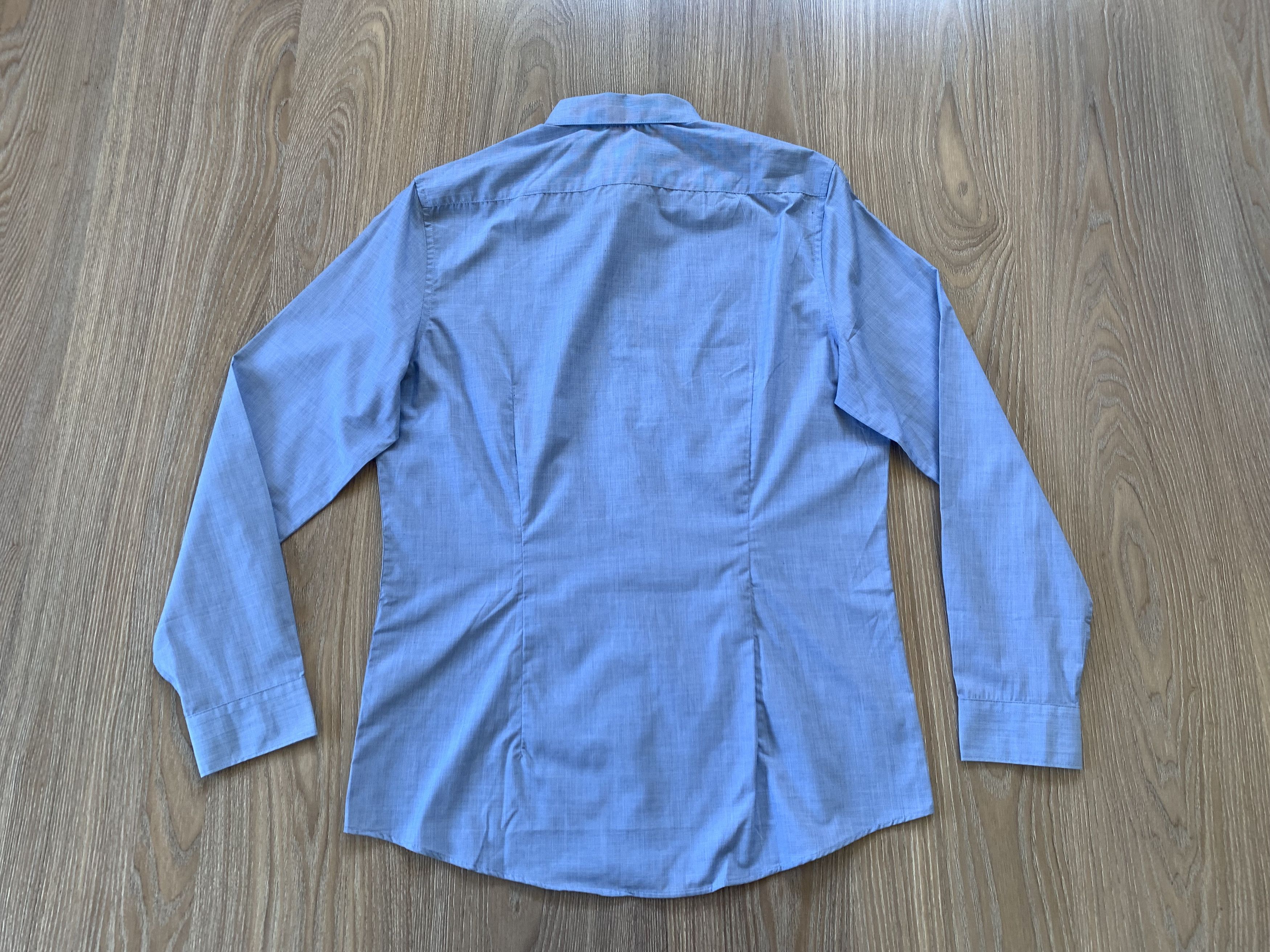 H&M H&M Slim Fit Easy Iron Mens Button Long Sleeve Shirt Size US M / EU 48-50 / 2 - 3 Thumbnail