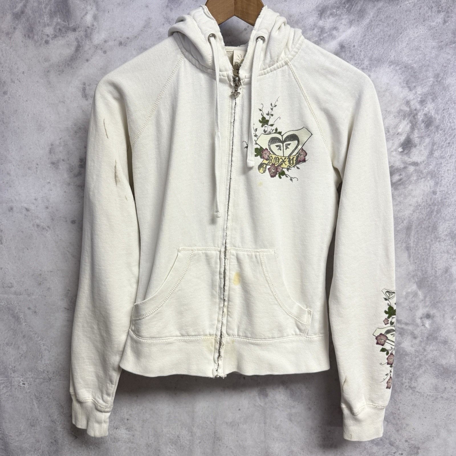 Vintage Vintage Y2K Roxy Hoodie Sweatshirt Womens Medium 16.5x20.5 W Size M / US 6-8 / IT 42-44 - 1 Thumbnail