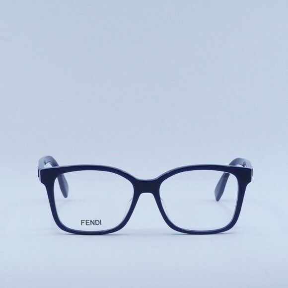 Fendi Fendi FE50016I 090 Eyeglasses Midnight Blue 52mm Square Size ONE SIZE - 2 Thumbnail