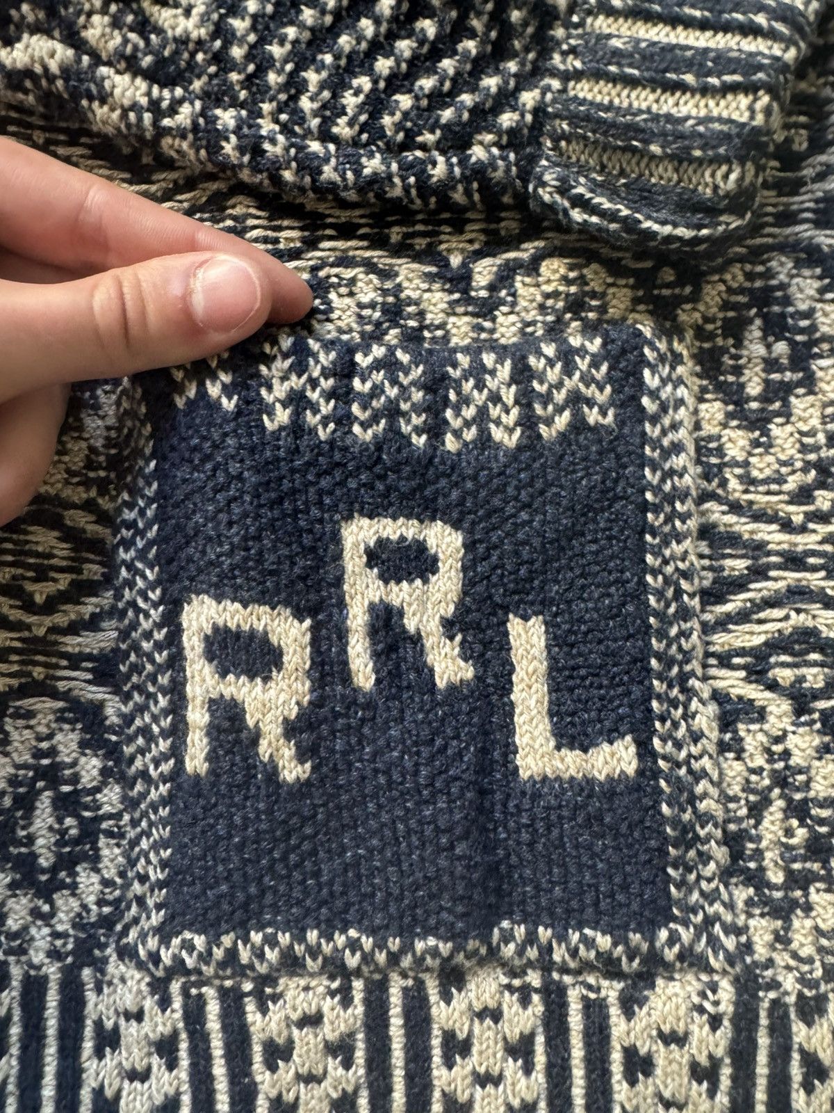 RRL Ralph Lauren Naval Graphic Cardigan Size US M / EU 48-50 / 2 - 4 Thumbnail