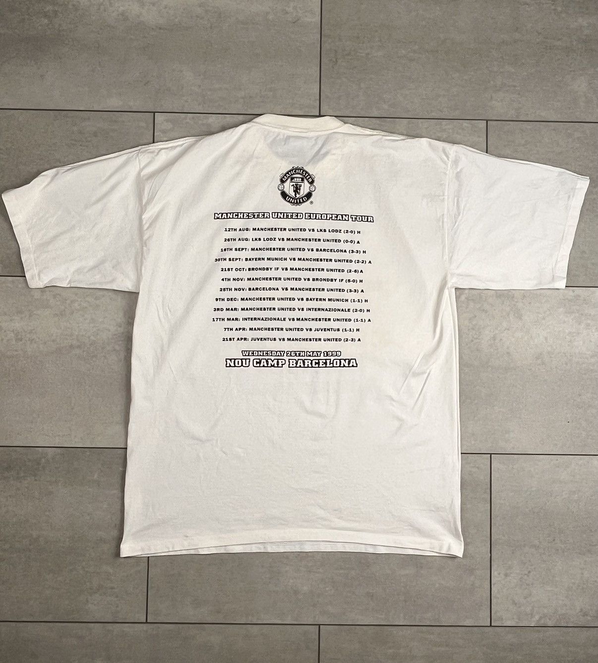 Vintage Manchester vs Bayern UEFA 1999 final Size US XL / EU 56 / 4 - 4 Thumbnail