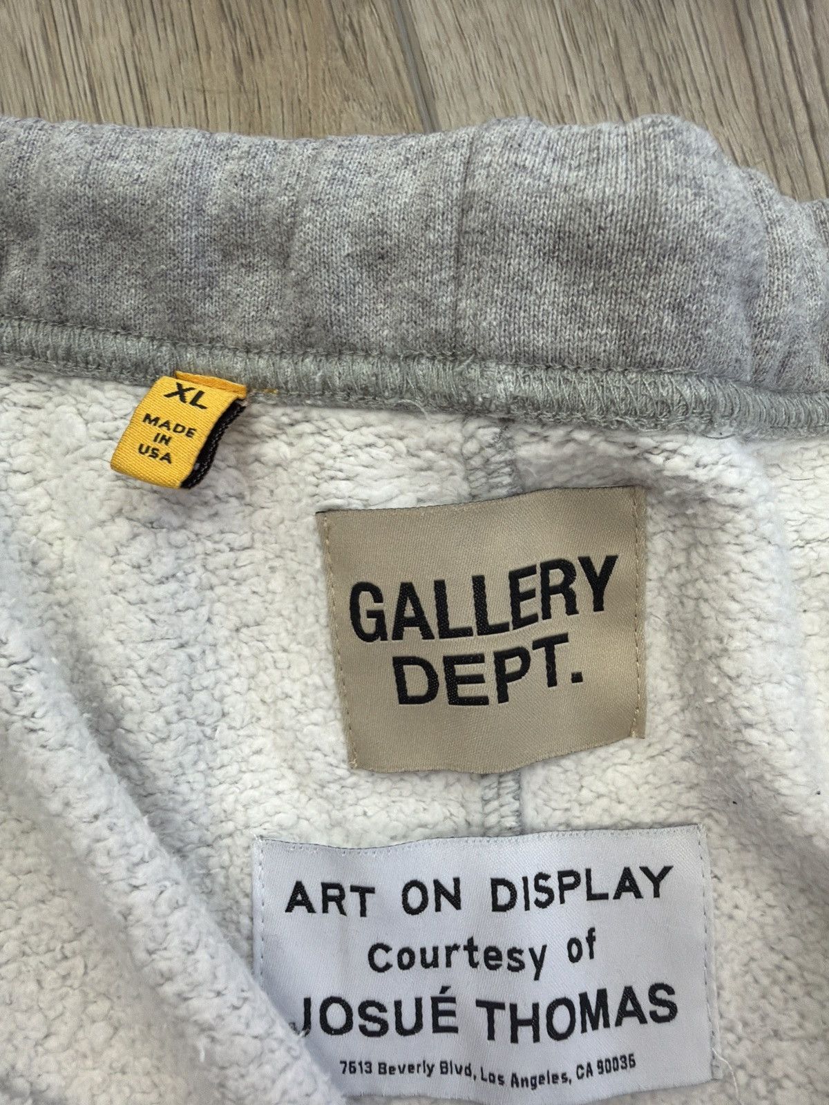Gallery Dept. Gallery dept French logo Gray Embroidered Shorts Size US 36 / EU 52 - 5 Thumbnail