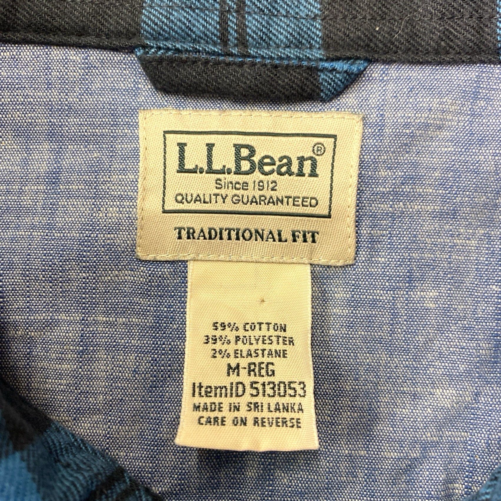 Vintage LL Bean Blue Flannel Shirt Mens Medium Plaid Button-Down Long Sleeve Casual Workwear Cotton Wool Breather Pockets Vintage? No Size US M / EU 48-50 / 2 - 3 Thumbnail
