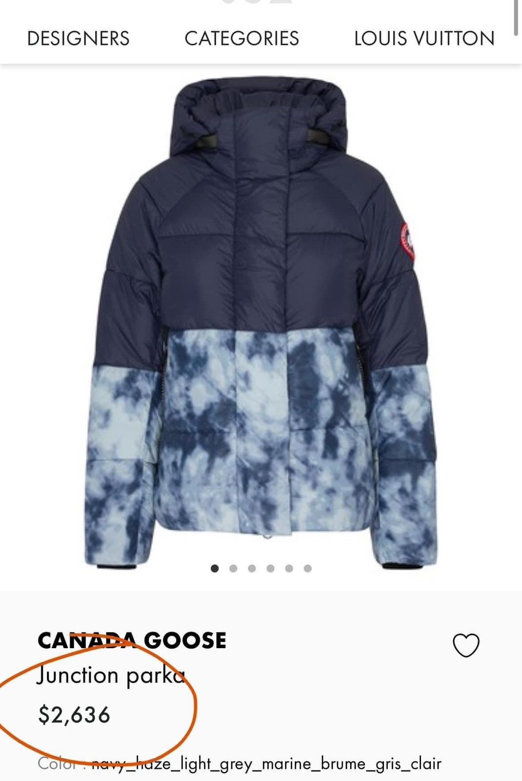 Canada Goose Canada Goose Navy/Haze Junction Parka Size US M / EU 48-50 / 2 - 7 Thumbnail