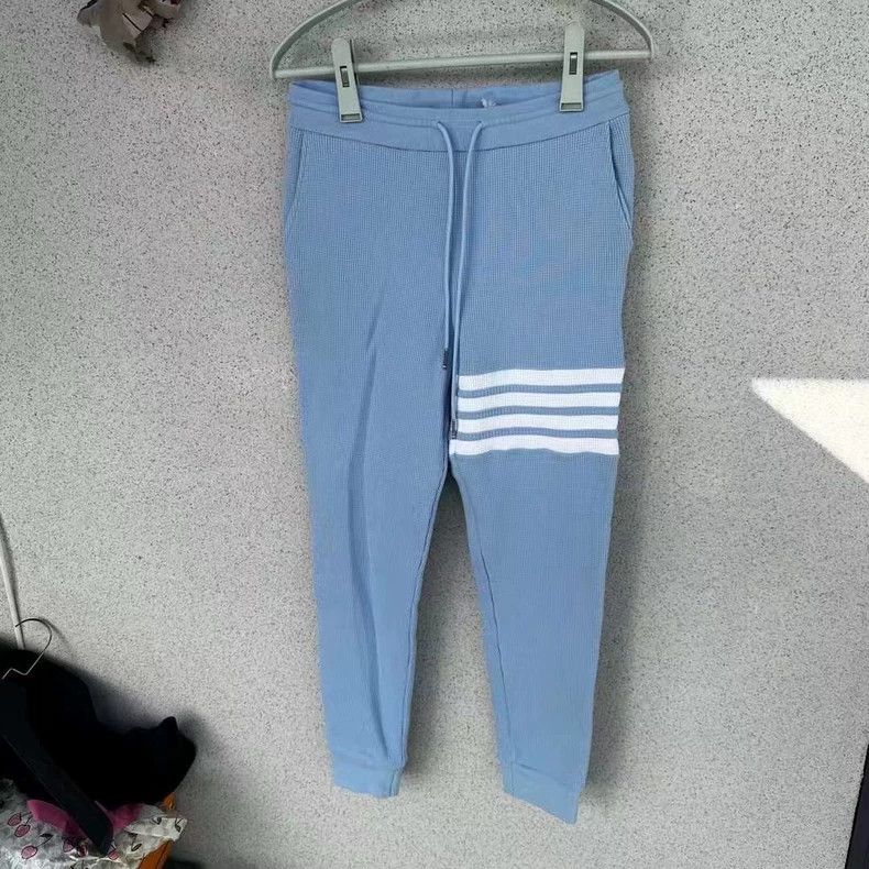 Other Thom Browne Blue waffle leggings Size US 38 / EU 54 - 1 Thumbnail