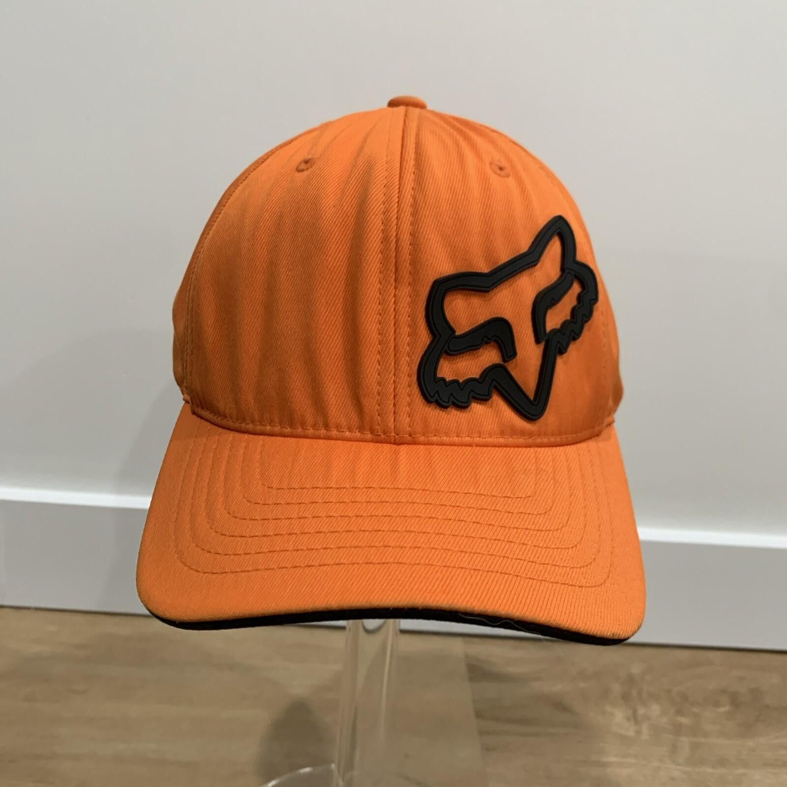 Fox Racing Fox Racing Flexfit Hat Orange Size S/M Retired Color Cap Size ONE SIZE - 1 Thumbnail